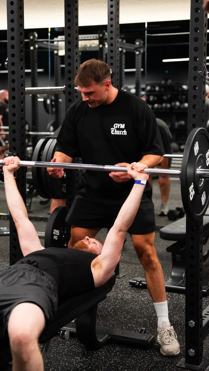 Nick Danev, TransformCo founder, in the gym
